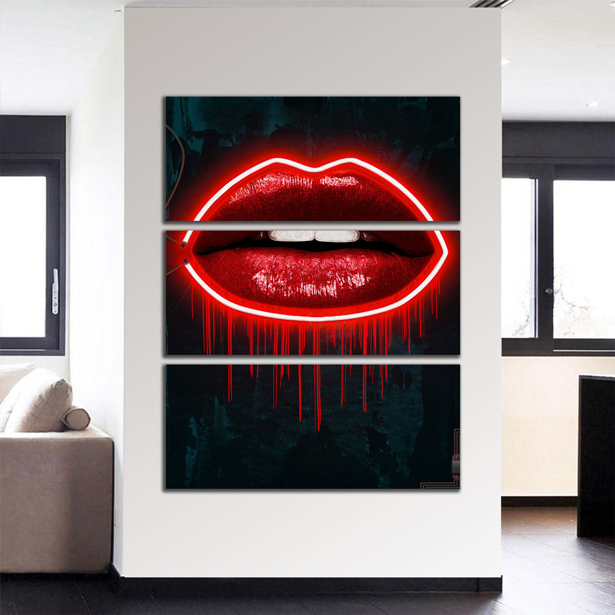 Lv Lips Wall Art