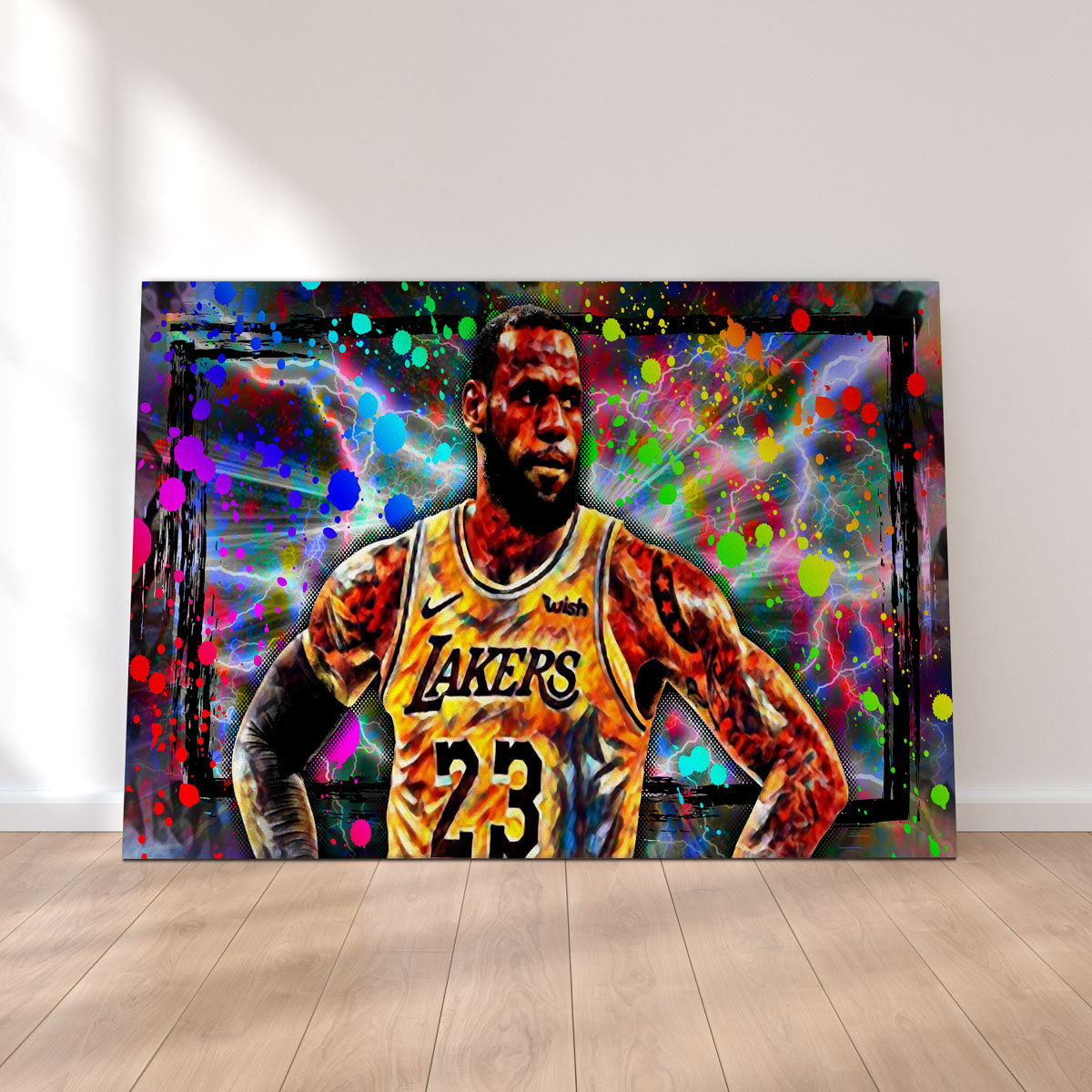 Abstract LBJ Canvas Set