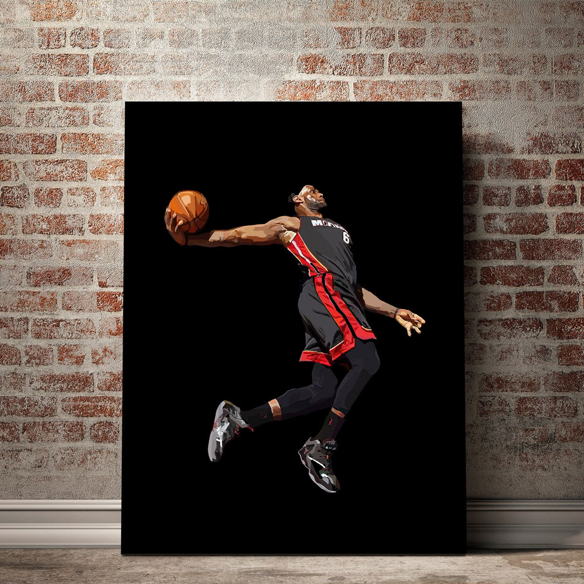 Lebron Dunk Wall Art