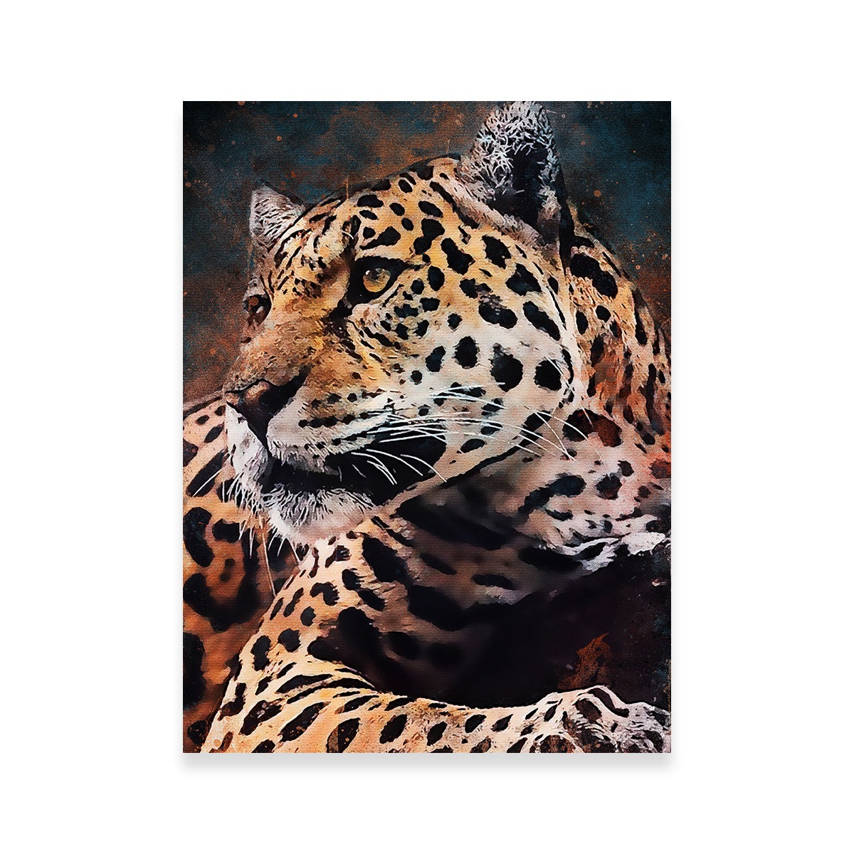 Leopard Painting Wall Art