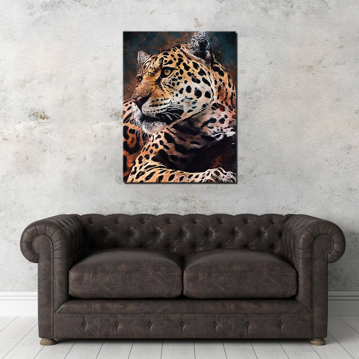 Leopard Painting Wall Art