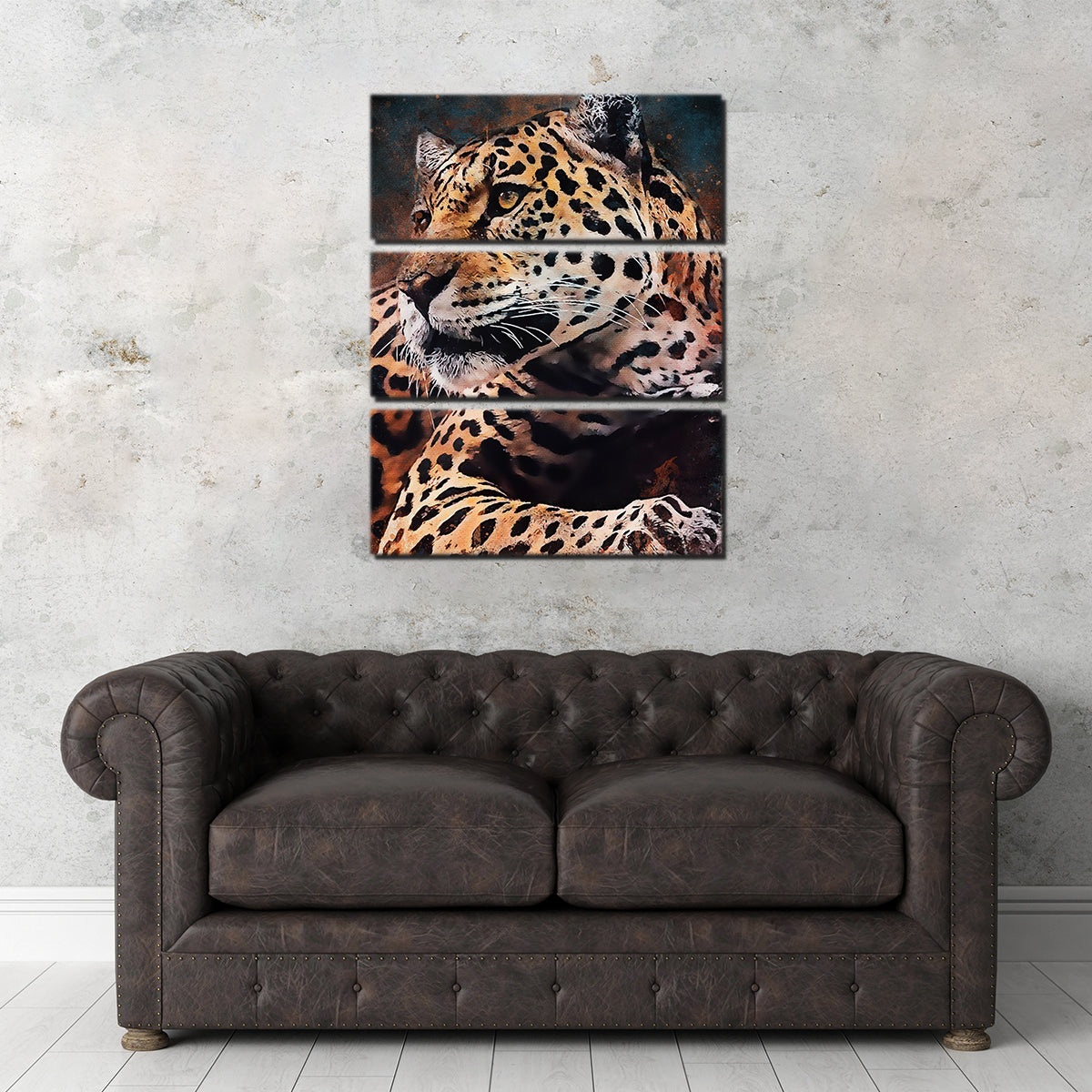 Leopard Painting Wall Art