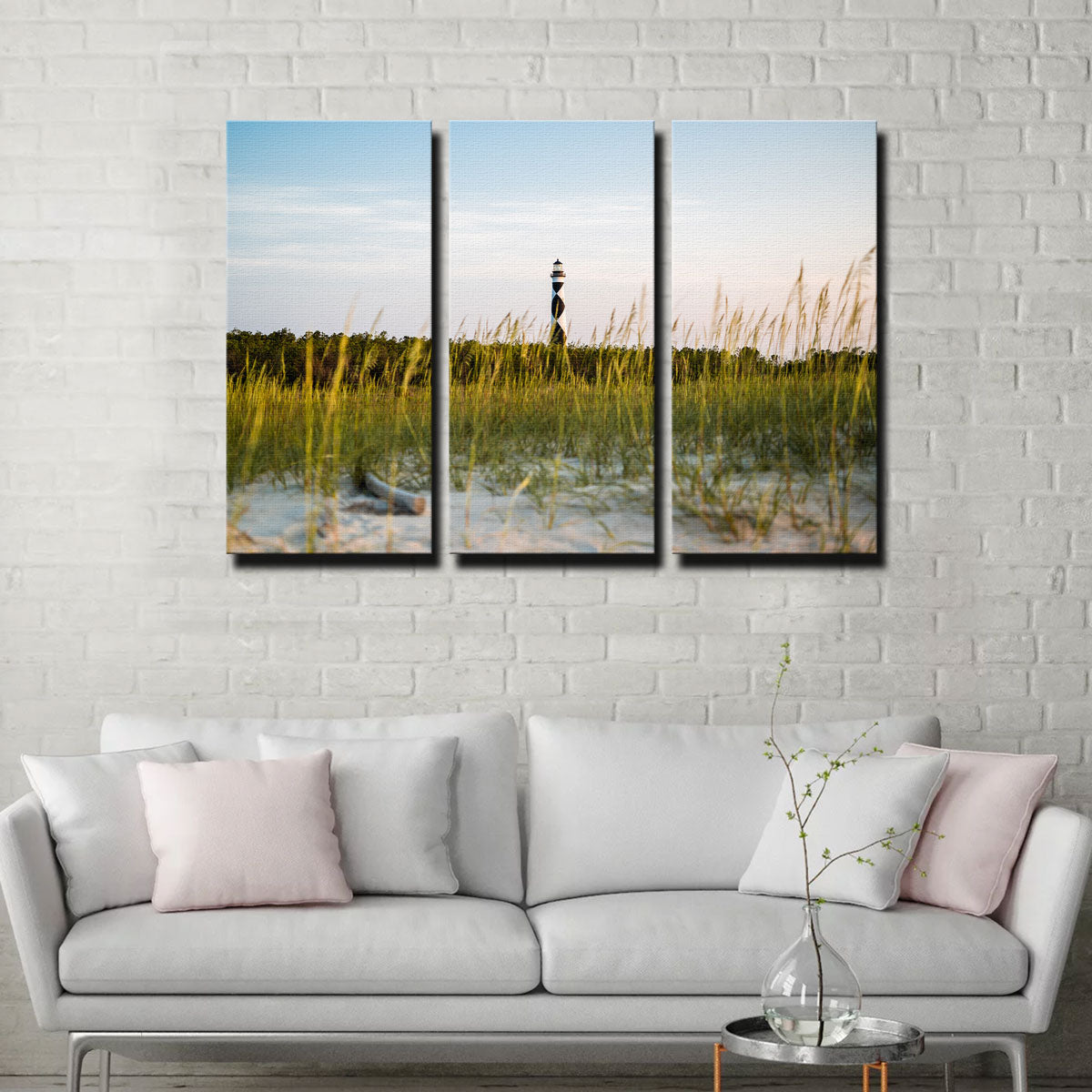 Lighthouse At Dawn Wall Art