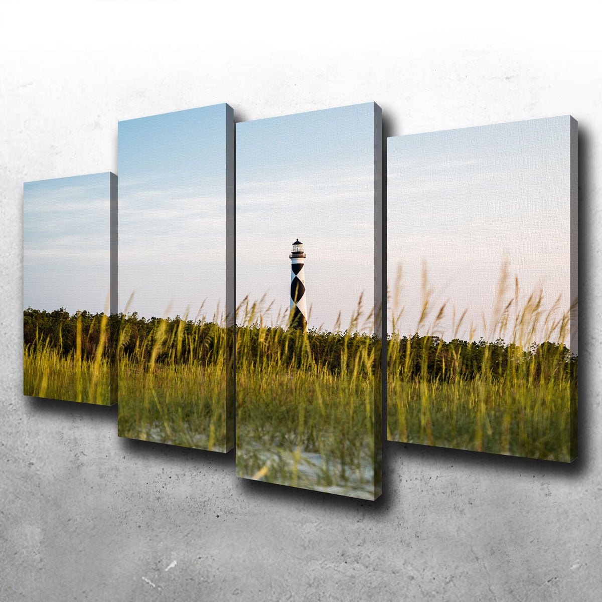 Lighthouse At Dawn Wall Art