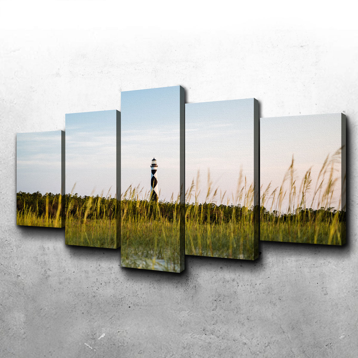 Lighthouse At Dawn Wall Art