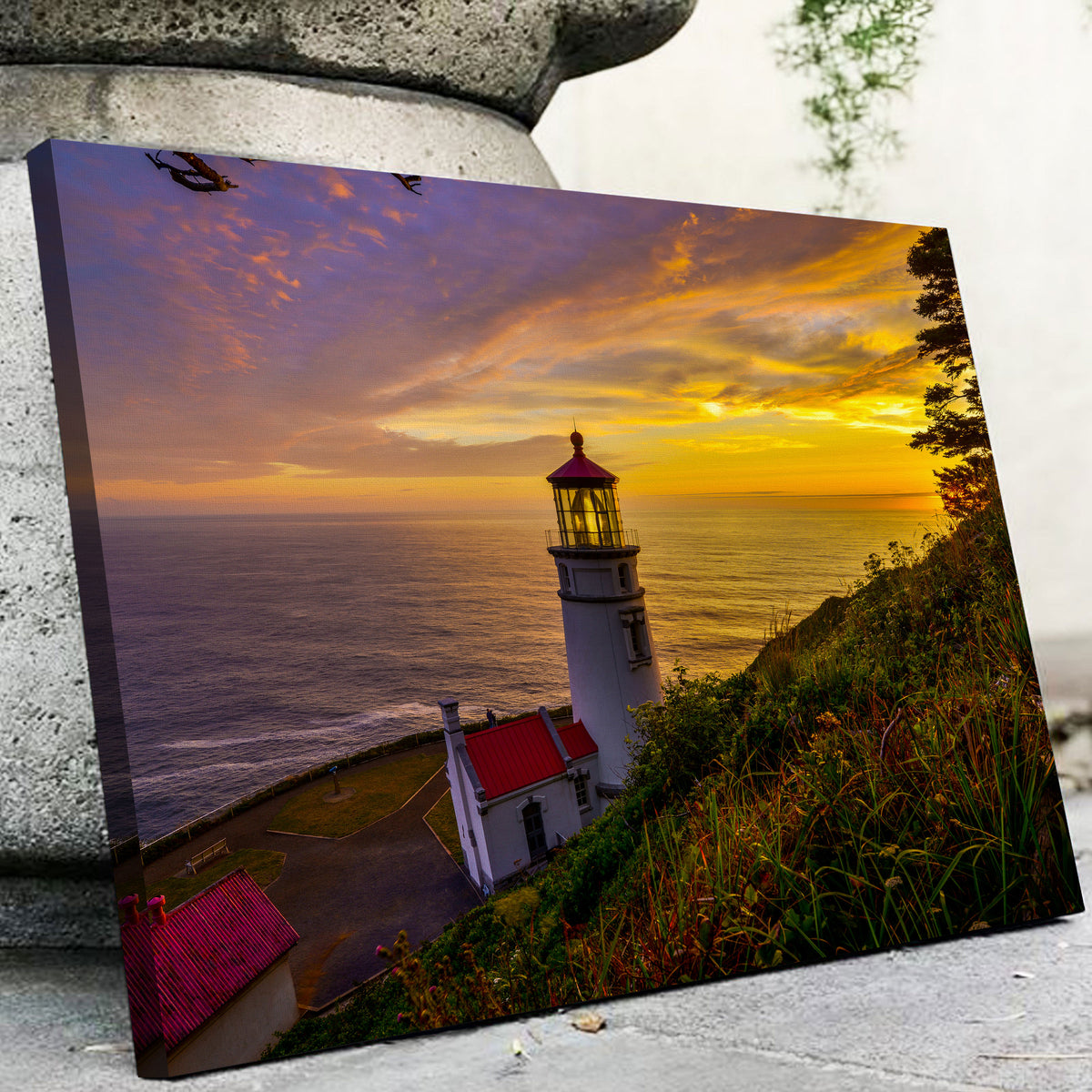 Lighthouse on Oregon Coast Wall Art