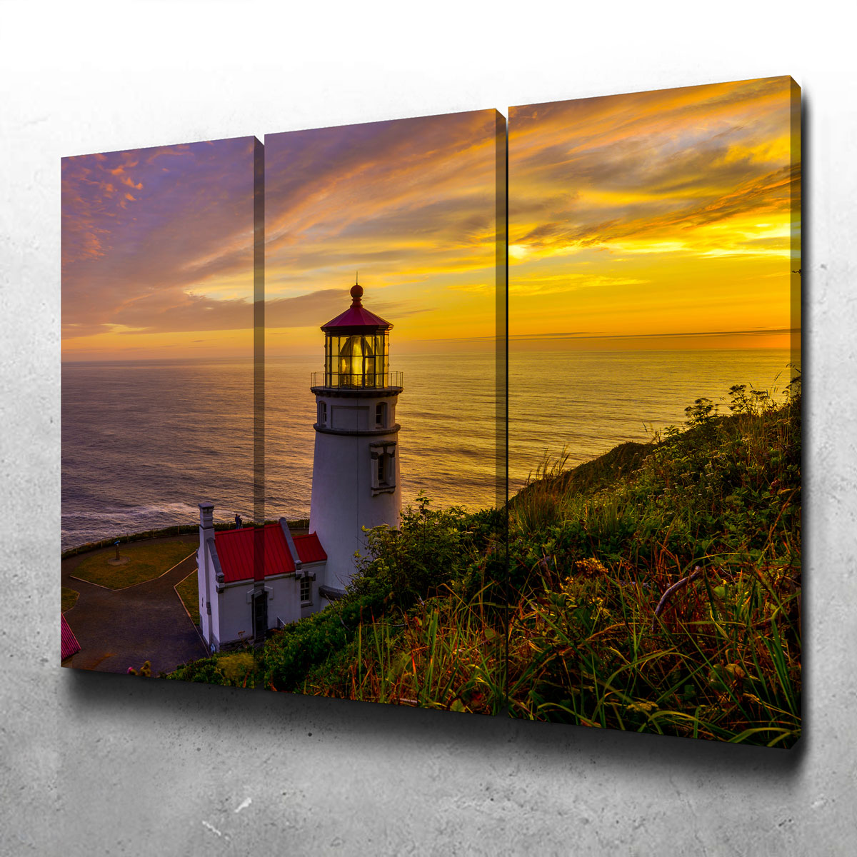 Lighthouse on Oregon Coast Wall Art