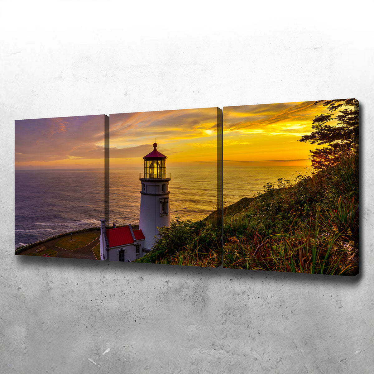 Lighthouse on Oregon Coast Wall Art