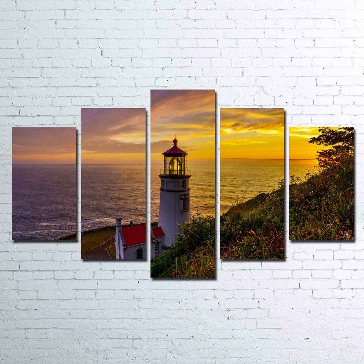 Lighthouse on Oregon Coast Wall Art