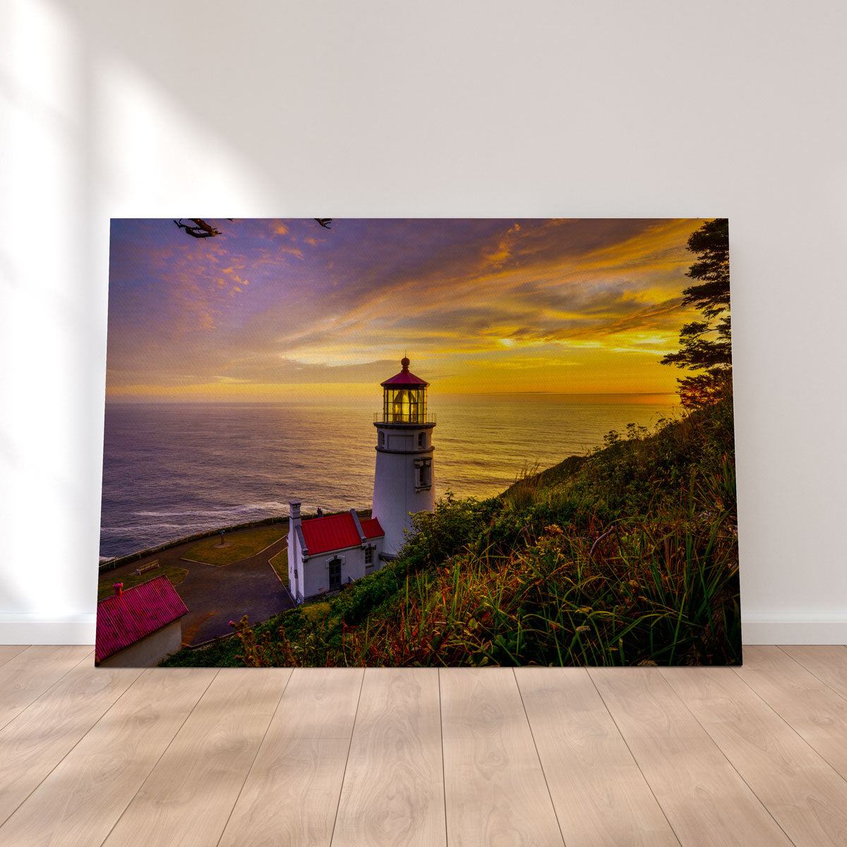 Lighthouse on Oregon Coast Wall Art
