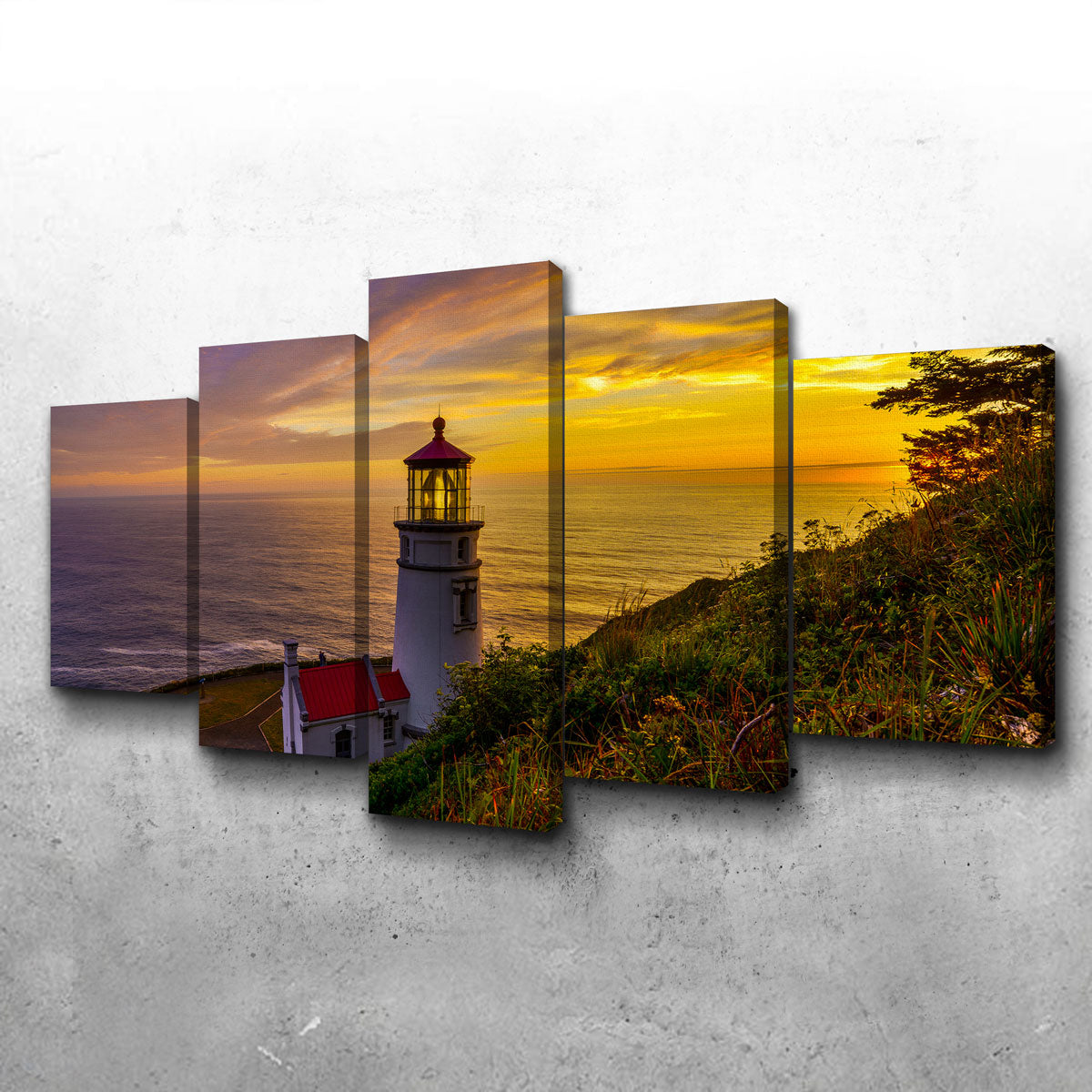Lighthouse on Oregon Coast Wall Art