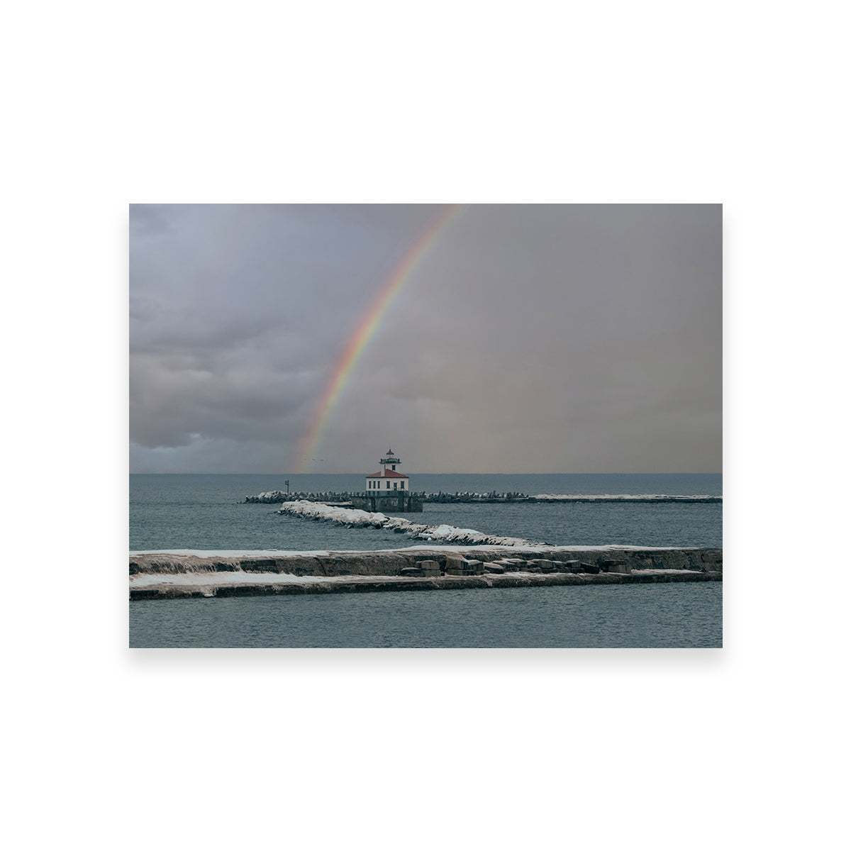 Lighthouse and Rainbow