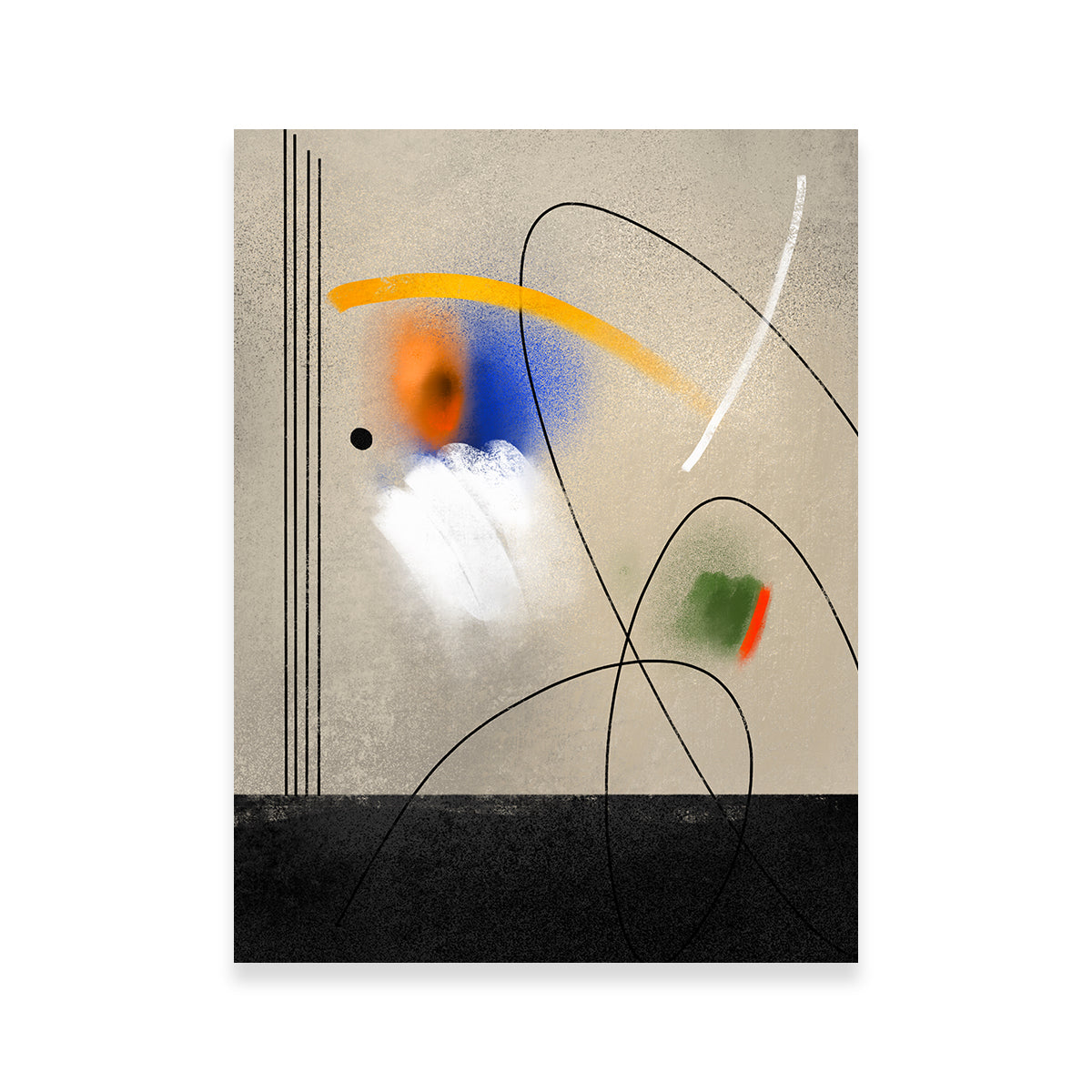 Lines In Color Wall Art