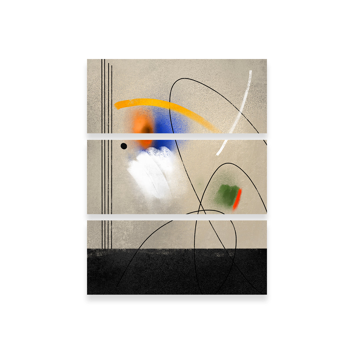 Lines In Color Wall Art