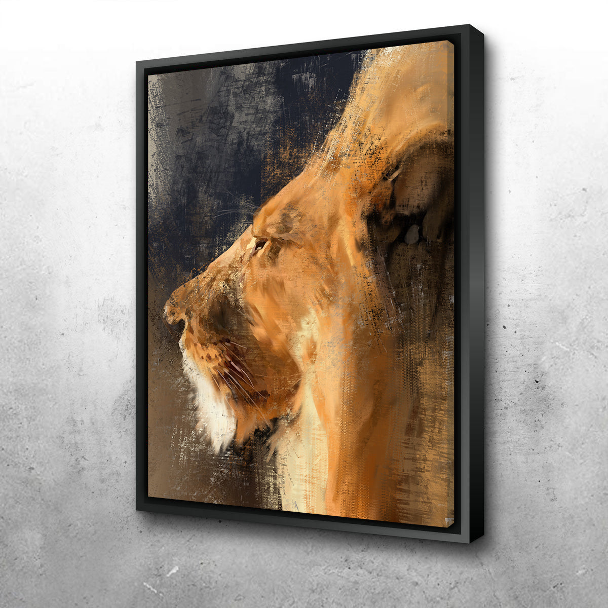 Lion In Sun Wall Art