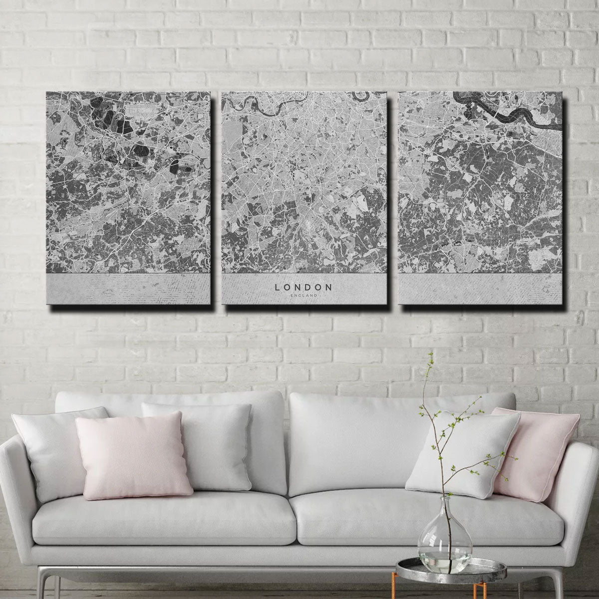 London Map 2 Wall Art