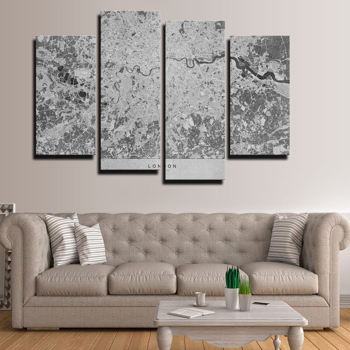 London Map 2 Wall Art