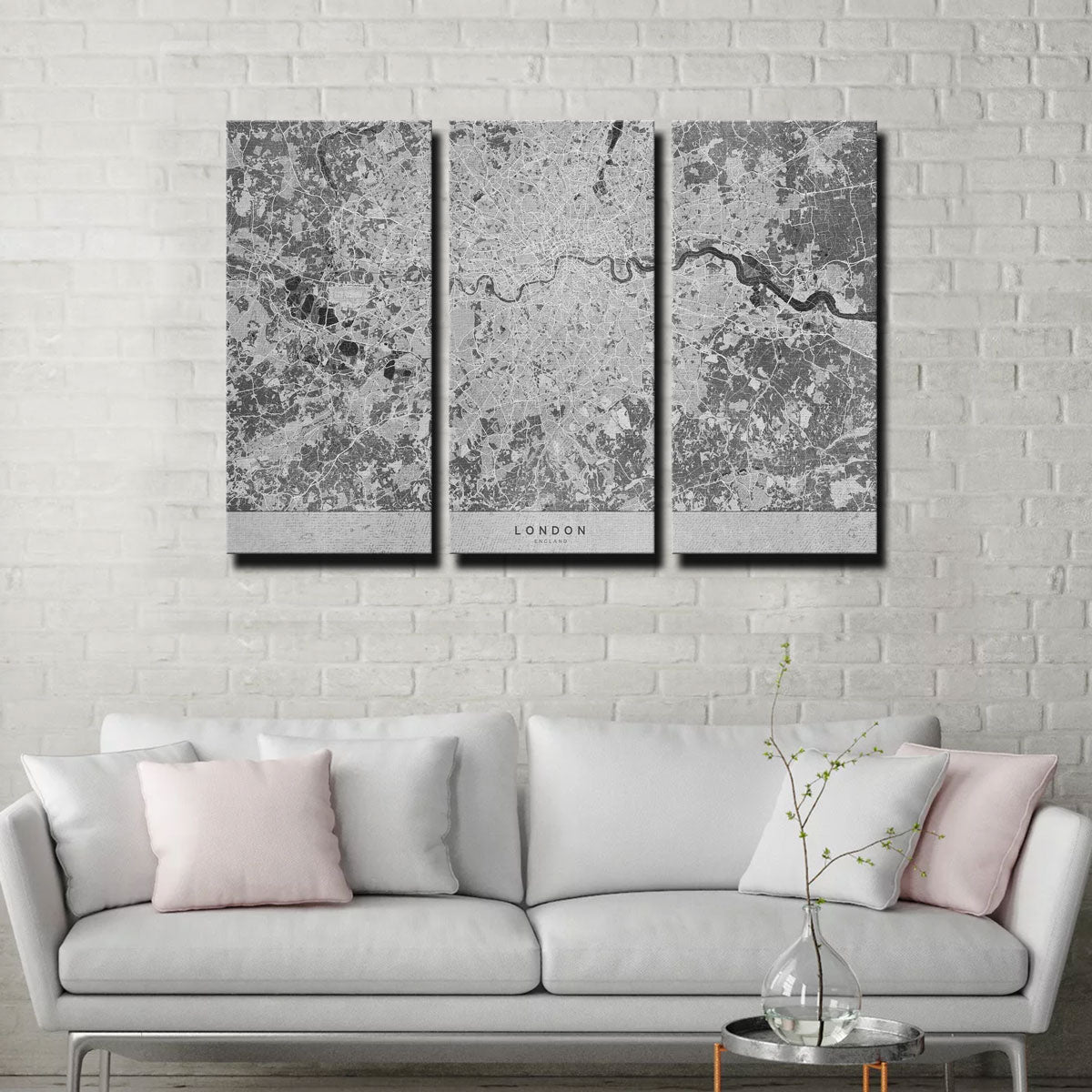 London Map 2 Wall Art