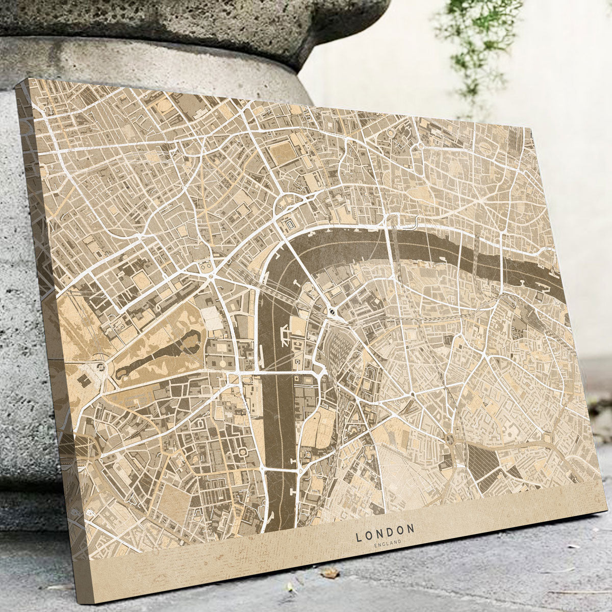 London Map 3 Wall Art