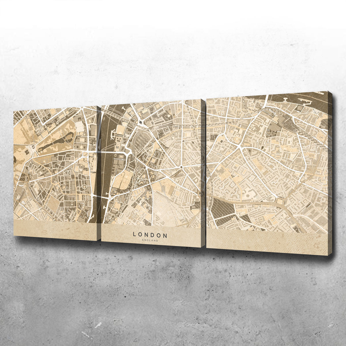 London Map 3 Wall Art