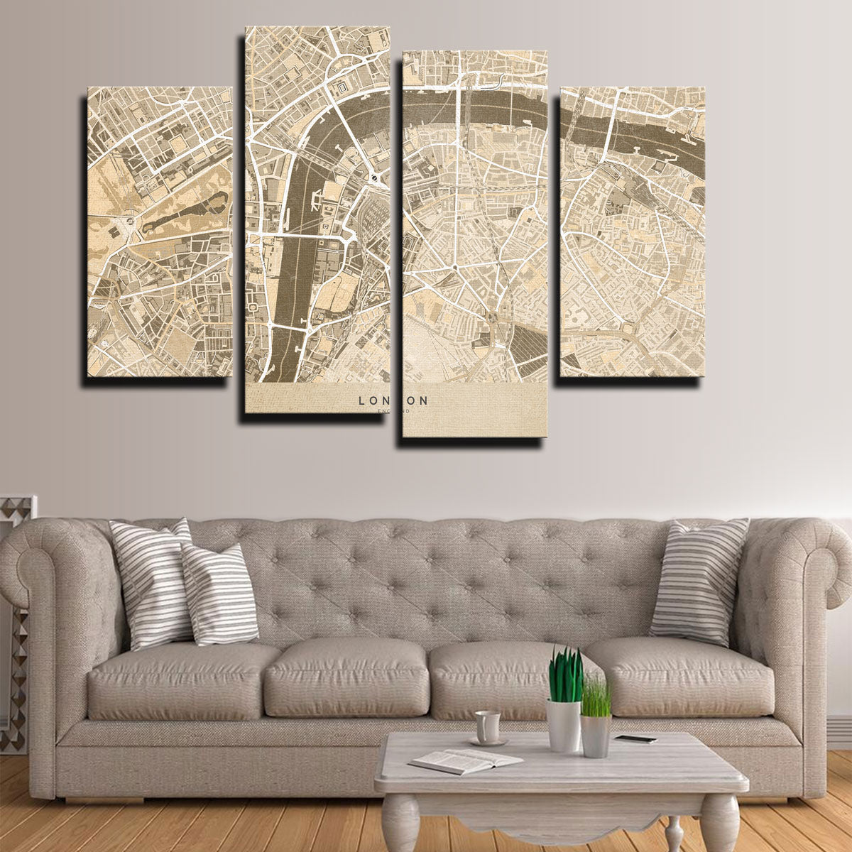 London Map 3 Wall Art