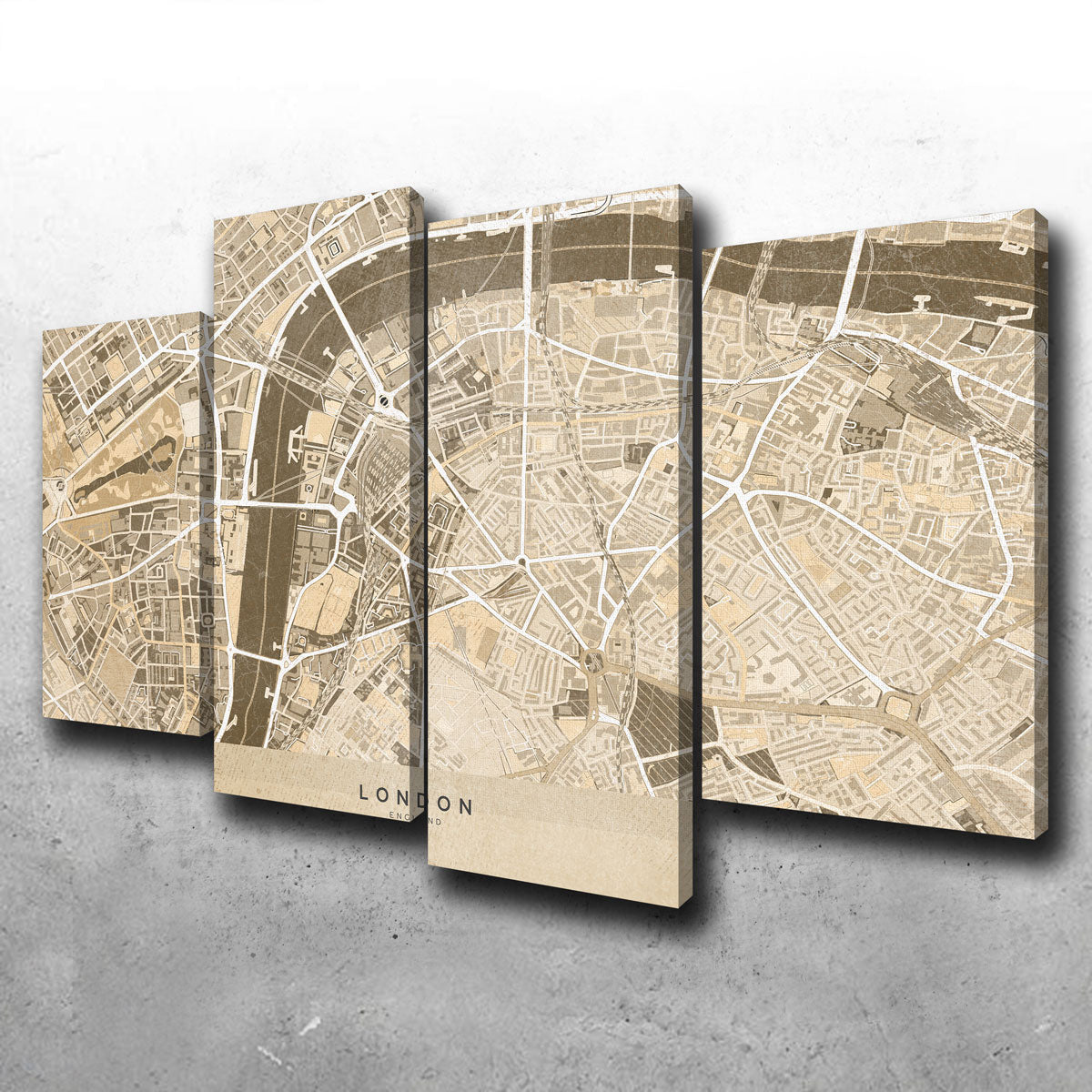 London Map 3 Wall Art