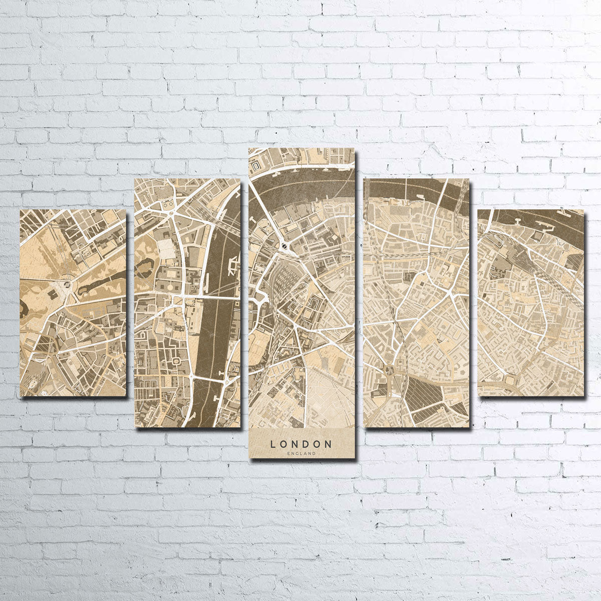 London Map 3 Wall Art