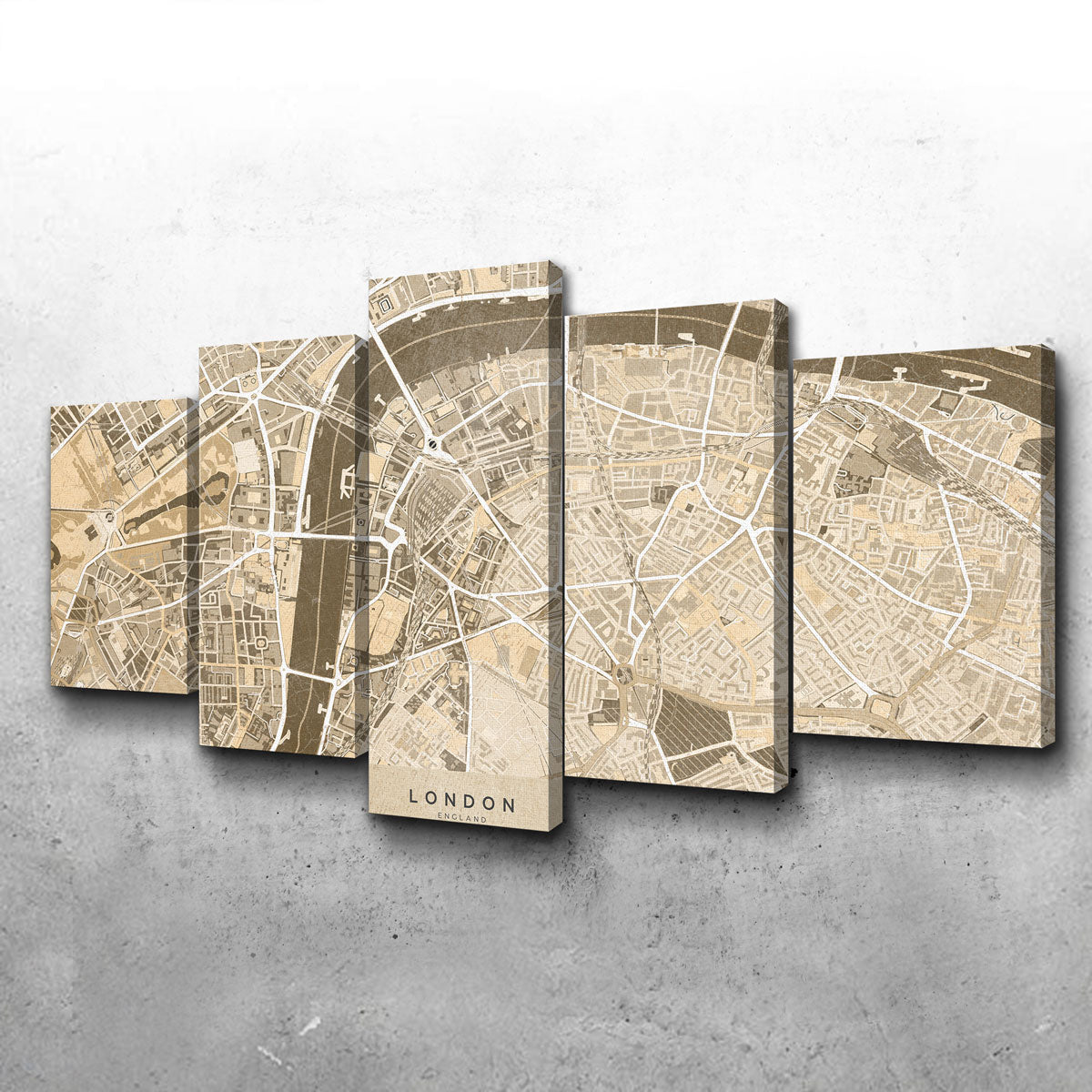 London Map 3 Wall Art