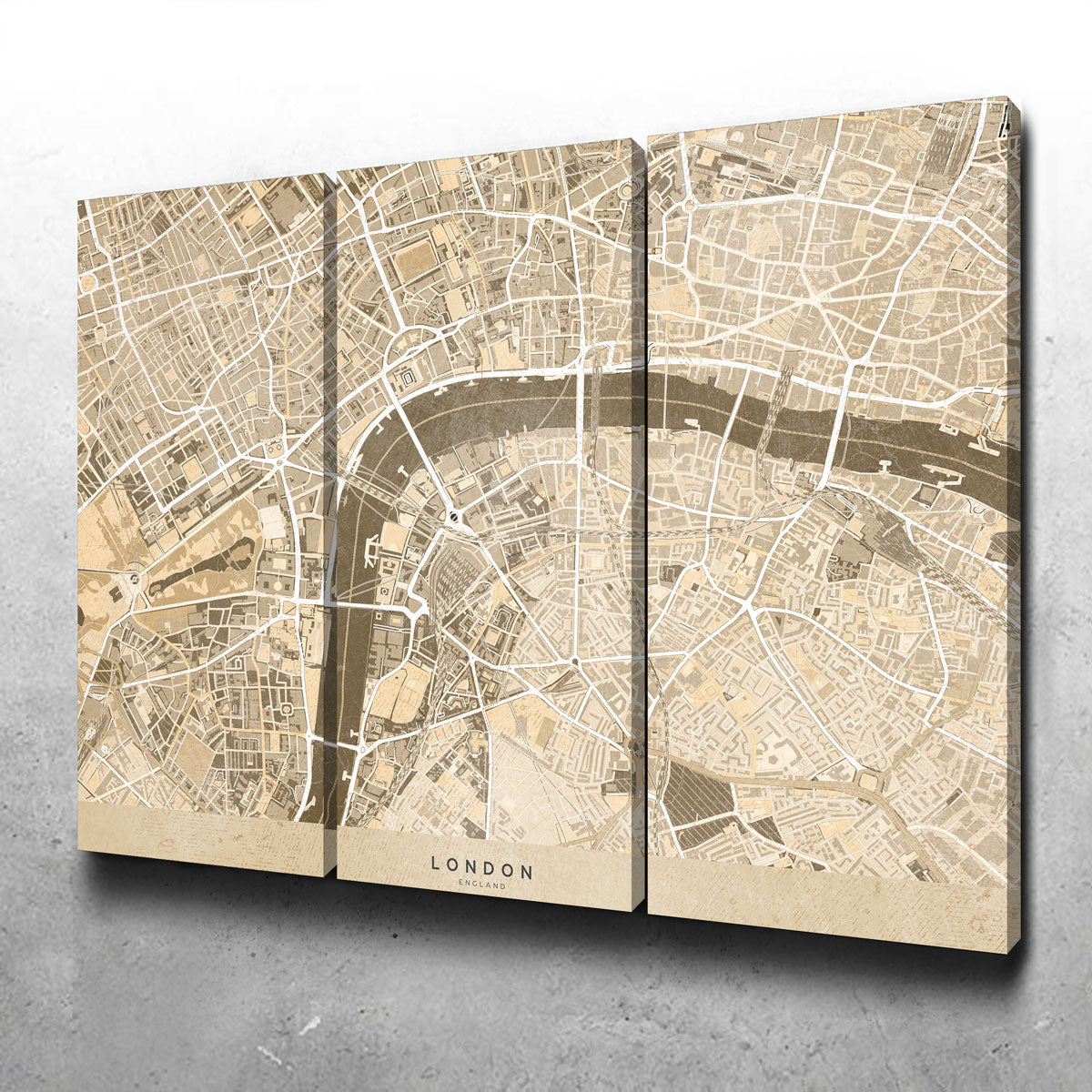 London Map 3 Wall Art