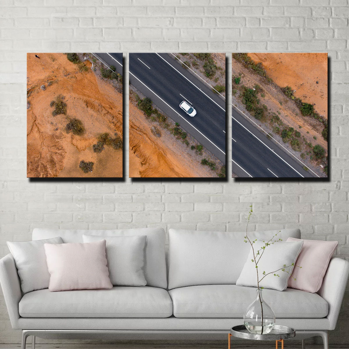 Lonely Drive Wall Art