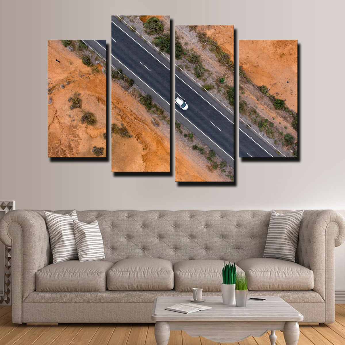 Lonely Drive Wall Art