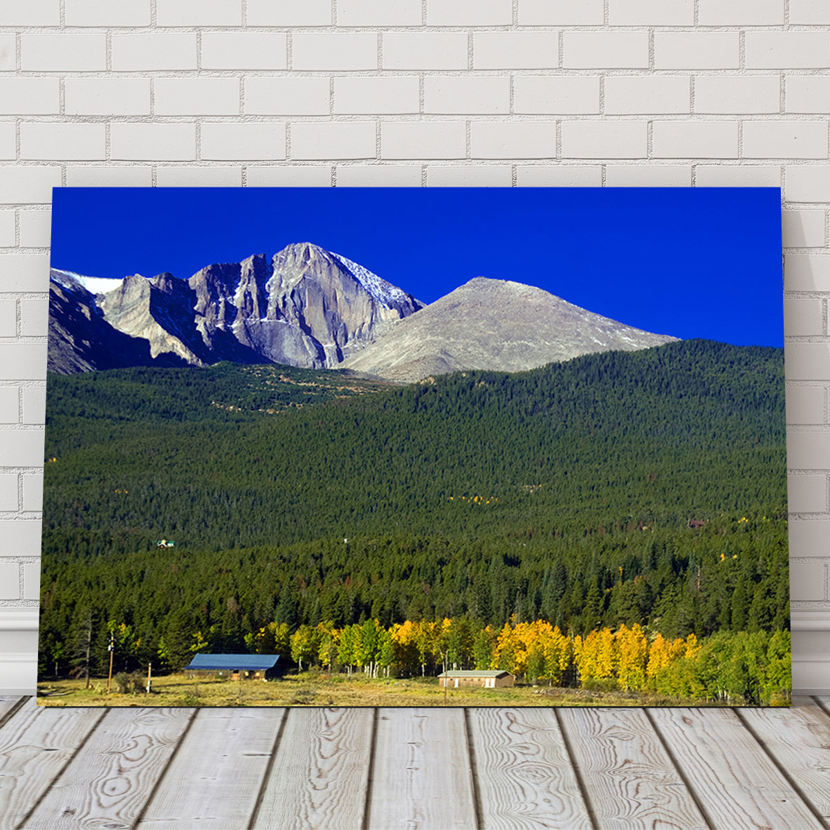 Longs Peak in Autumn Wall Art