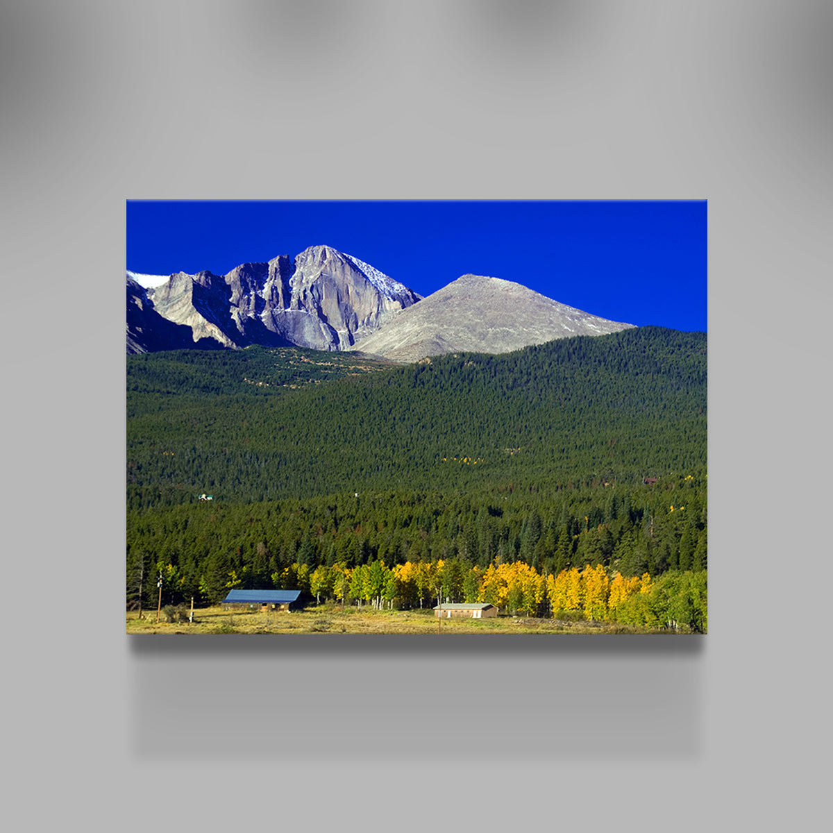 Longs Peak in Autumn Wall Art