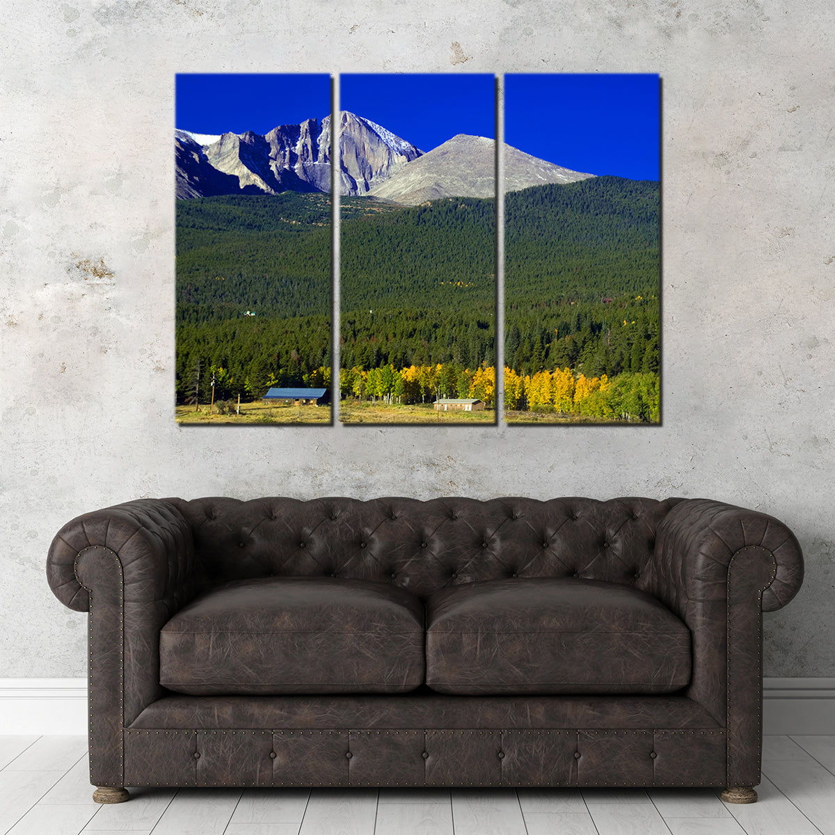 Longs Peak in Autumn Wall Art