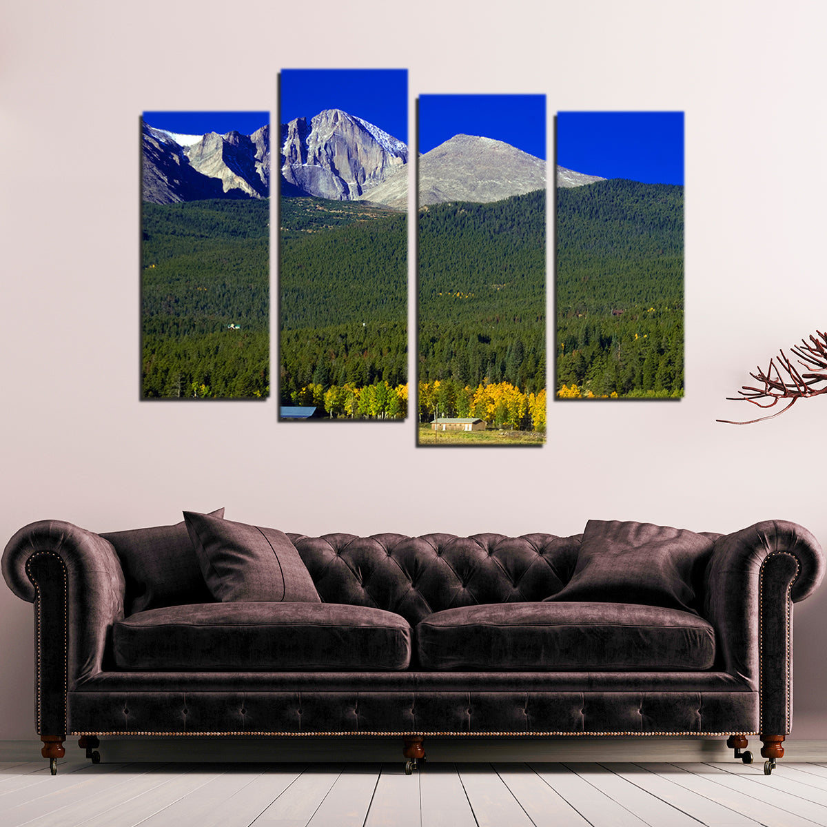 Longs Peak in Autumn Wall Art