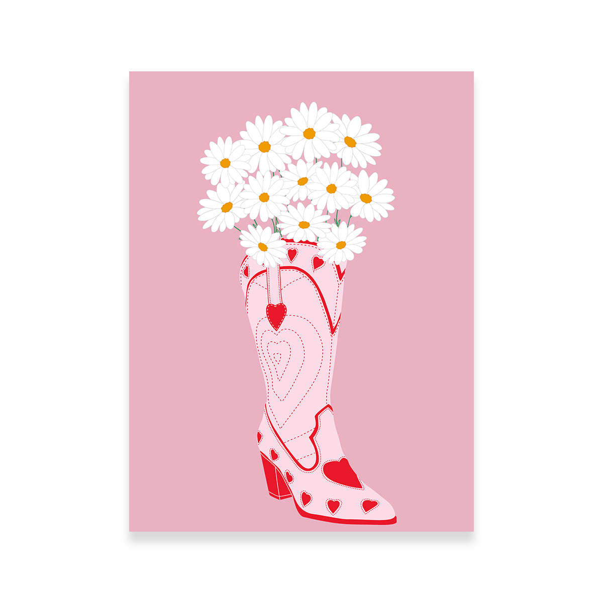 Lovely Cowboy Shoe Wall Art