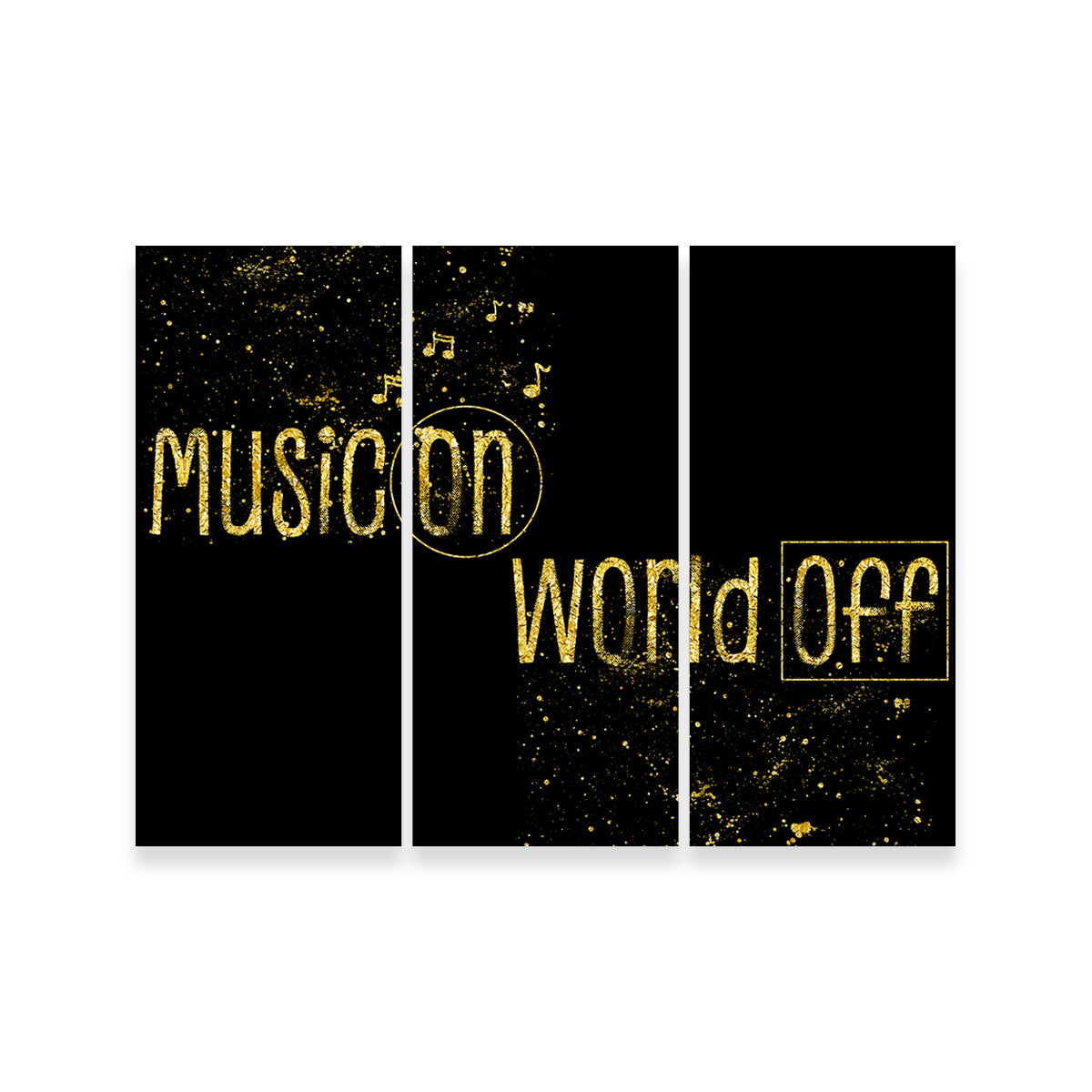 Music On – World Off Wall Art