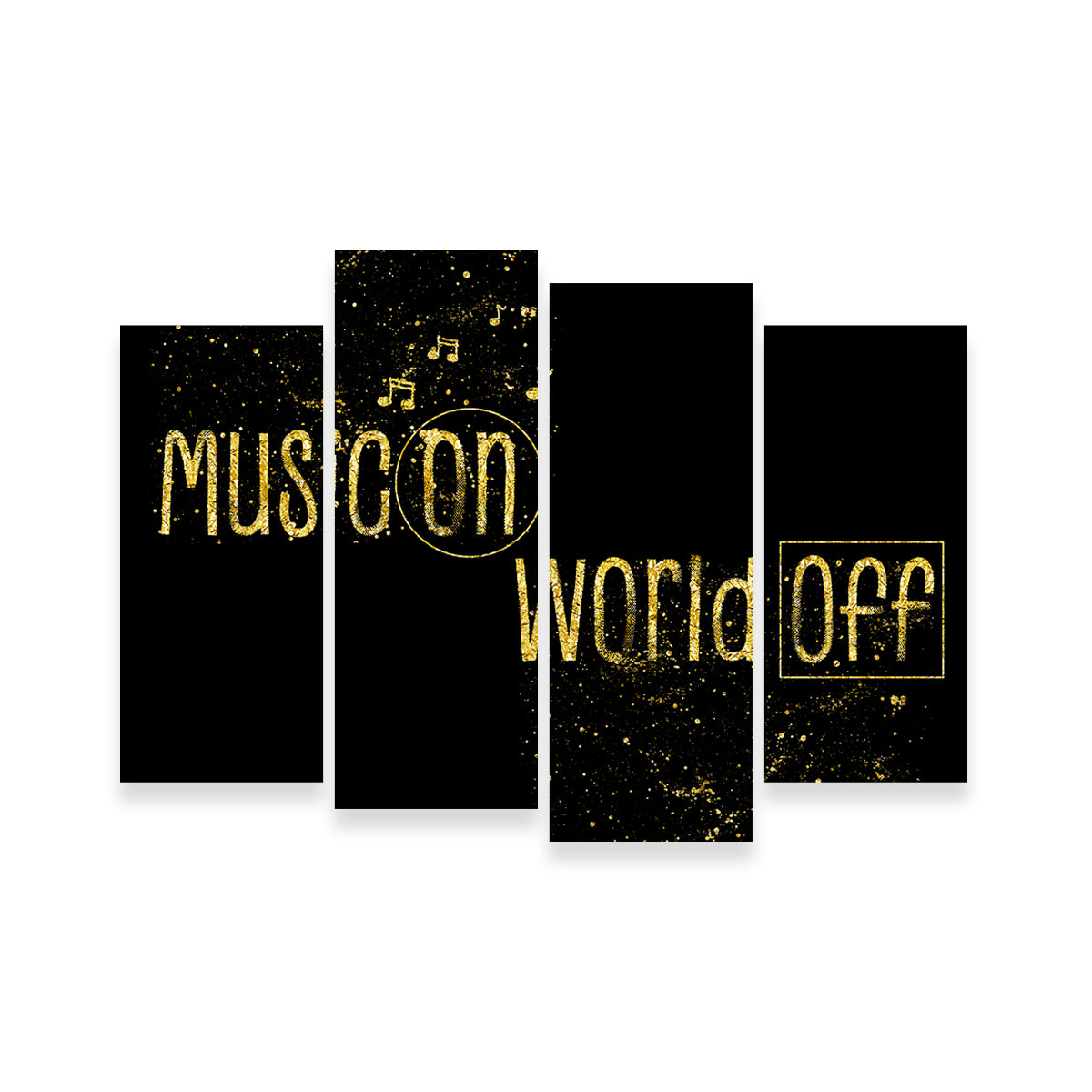 Music On – World Off Wall Art