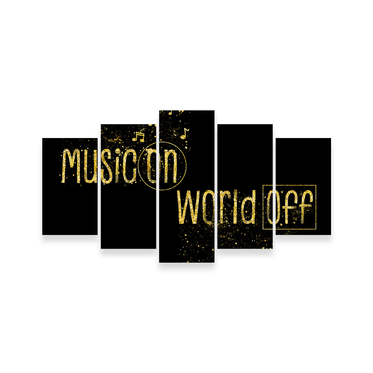 Music On – World Off Wall Art