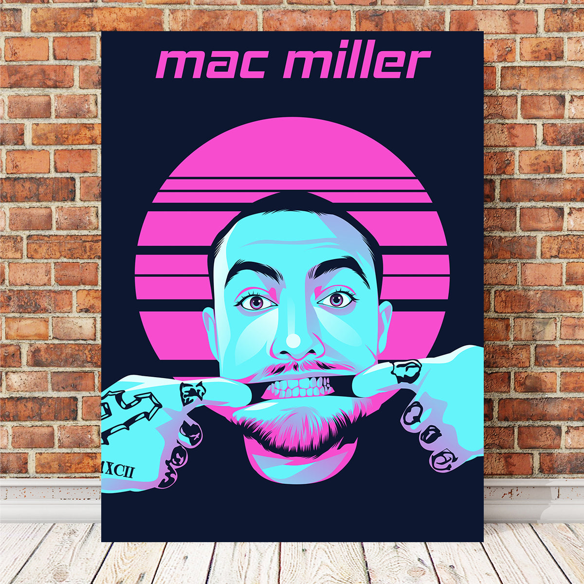 Mac Miller Custom Baseball Card