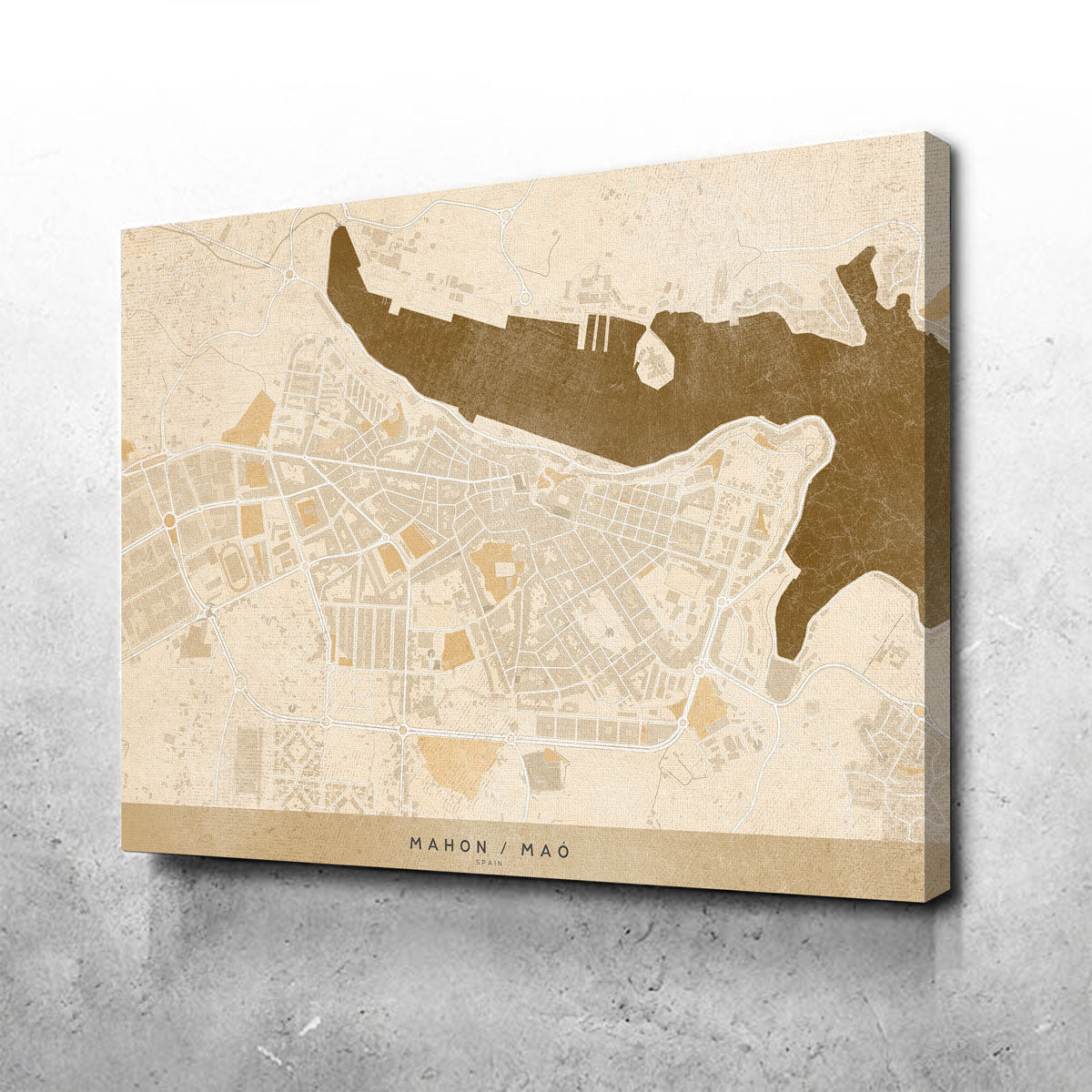 Mahon Map Wall Art