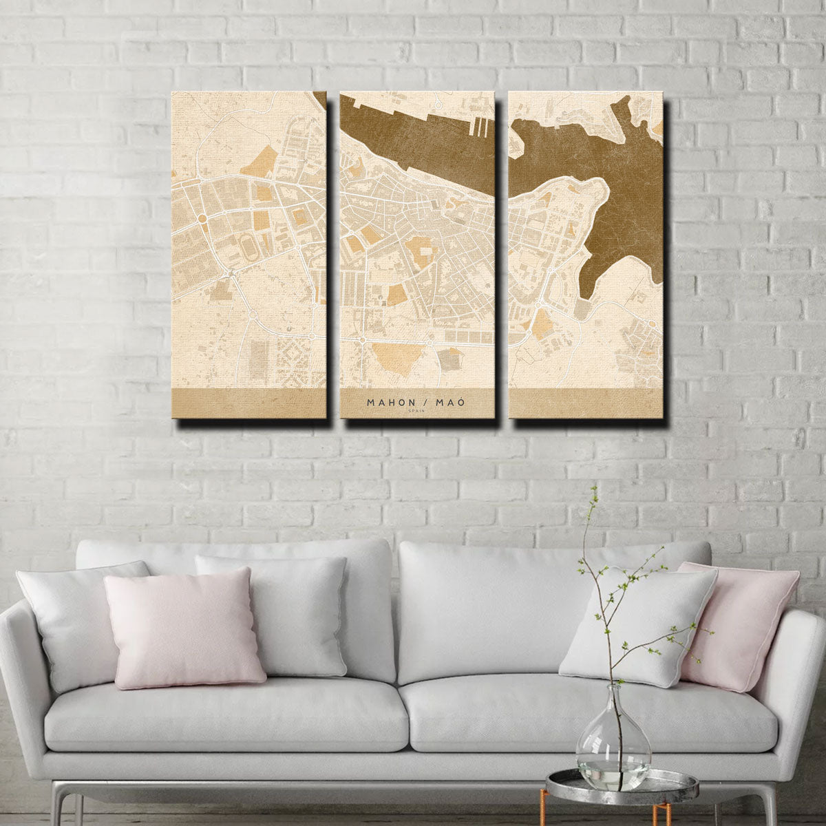 Mahon Map Wall Art