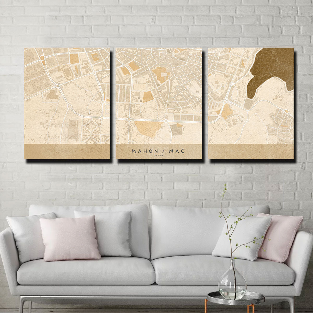 Mahon Map Wall Art