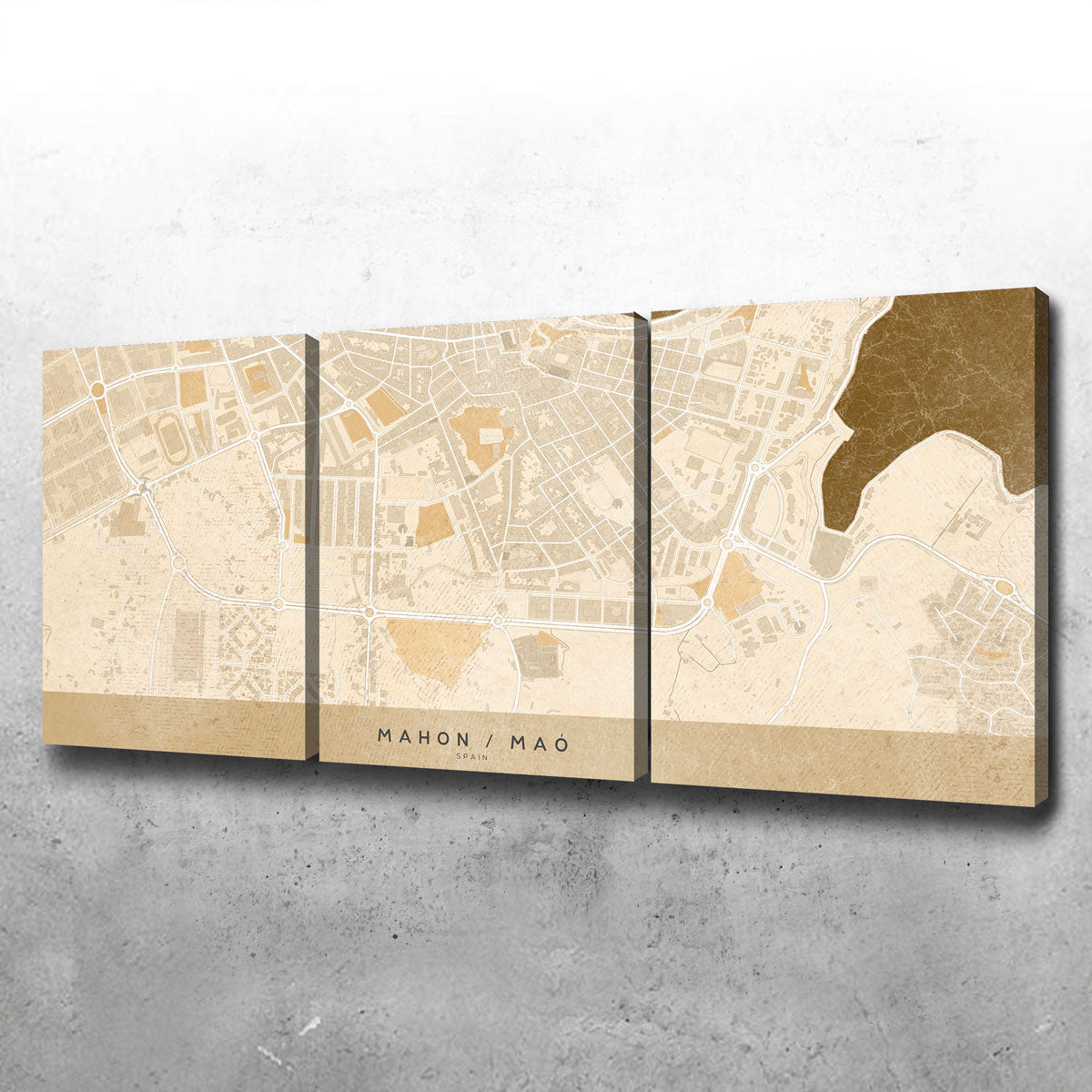 Mahon Map Wall Art