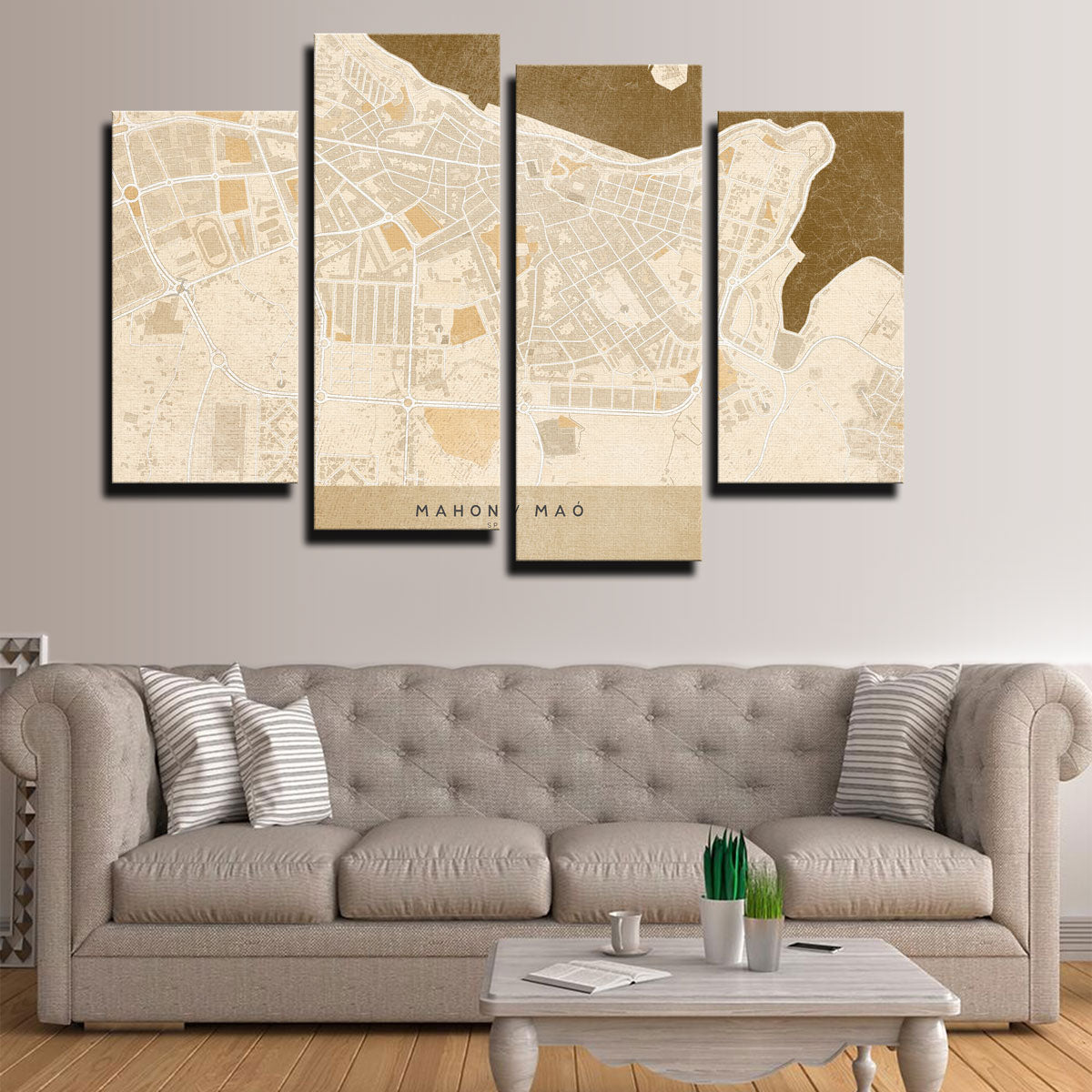 Mahon Map Wall Art