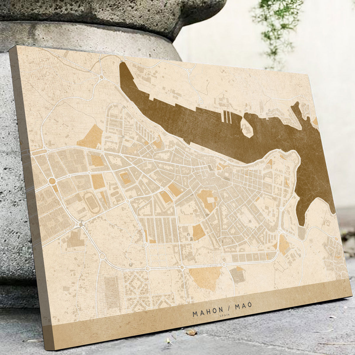 Mahon Map Wall Art