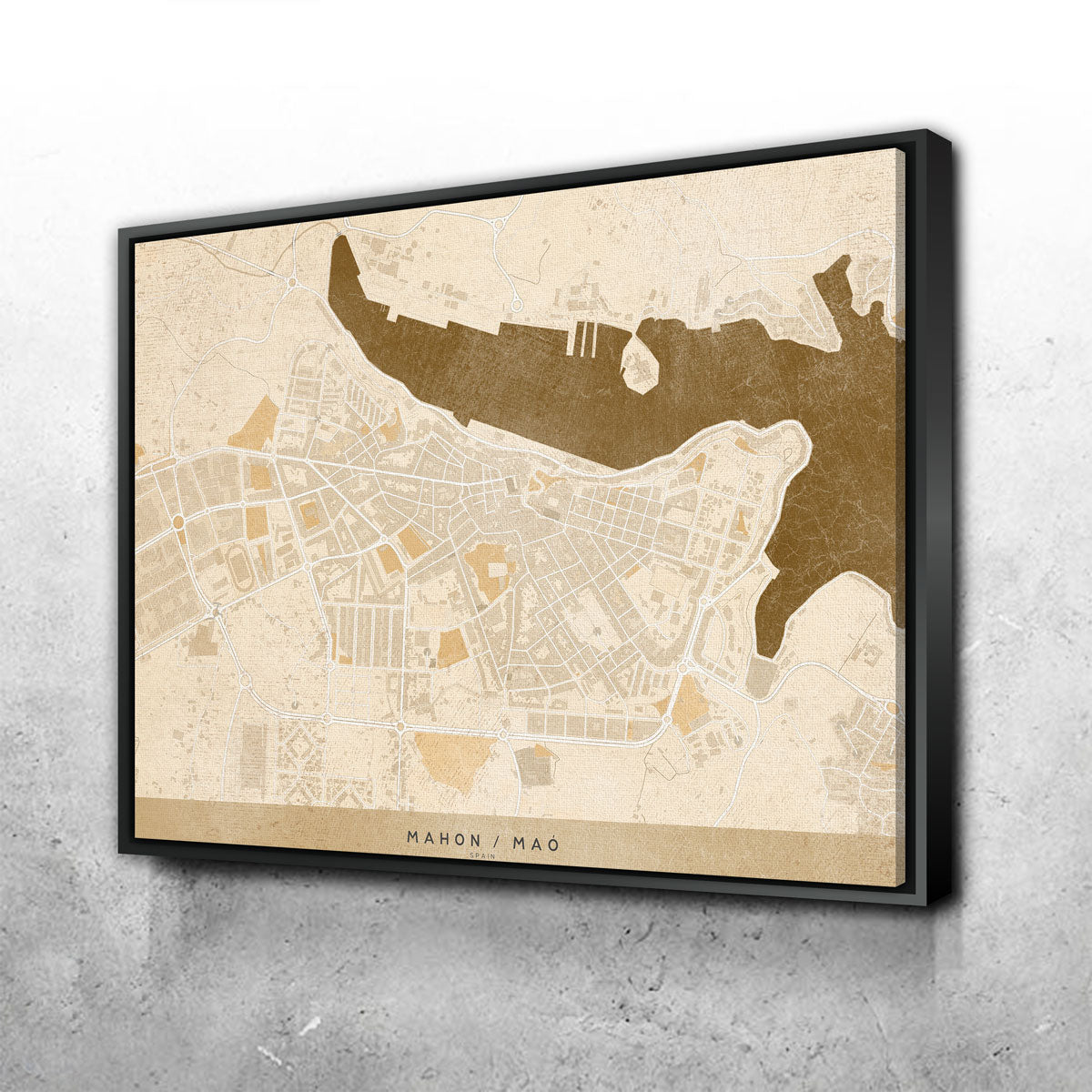 Mahon Map Wall Art