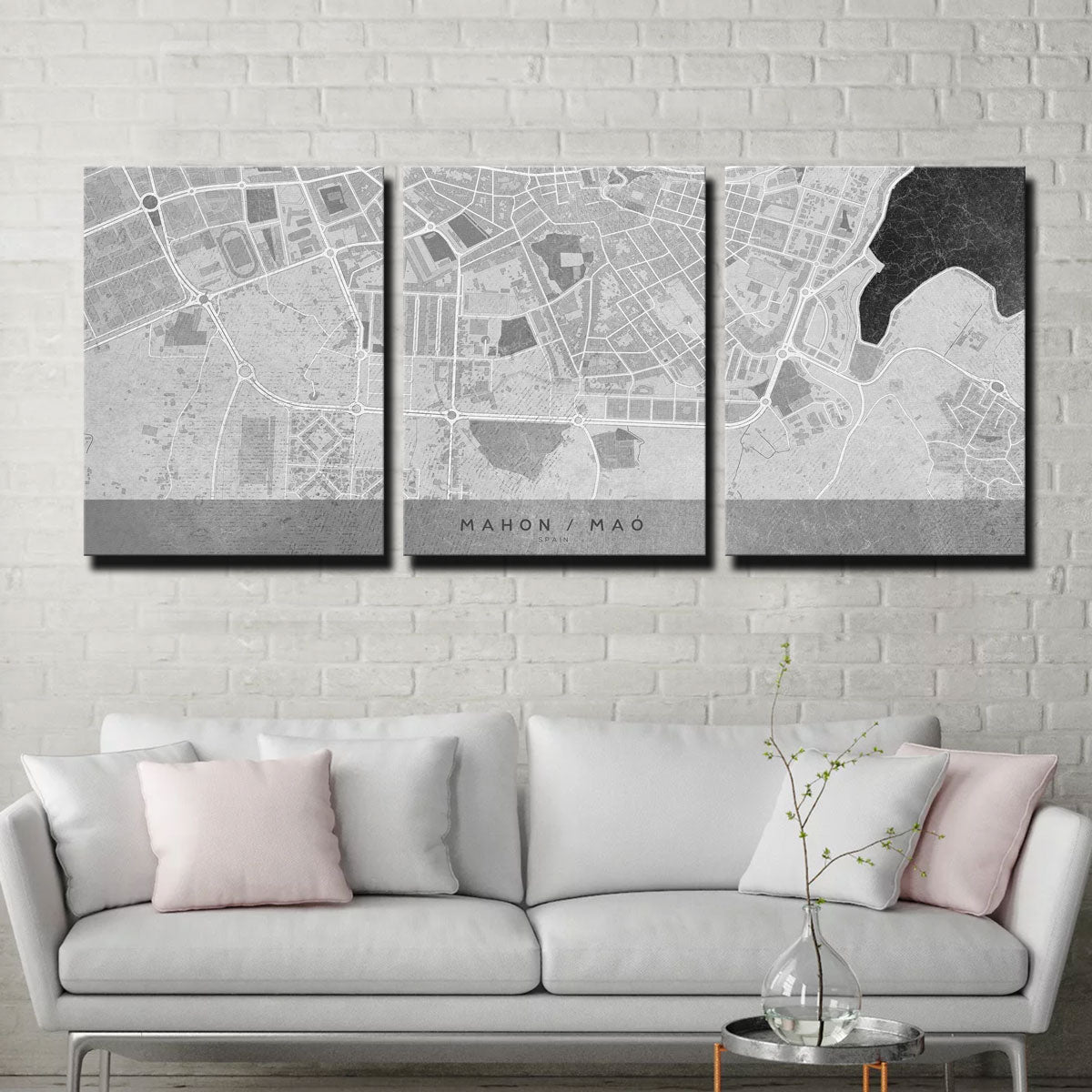 Mahon Map 2 Wall Art