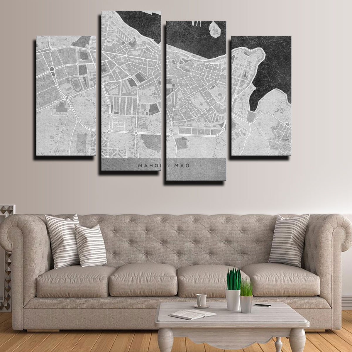 Mahon Map 2 Wall Art