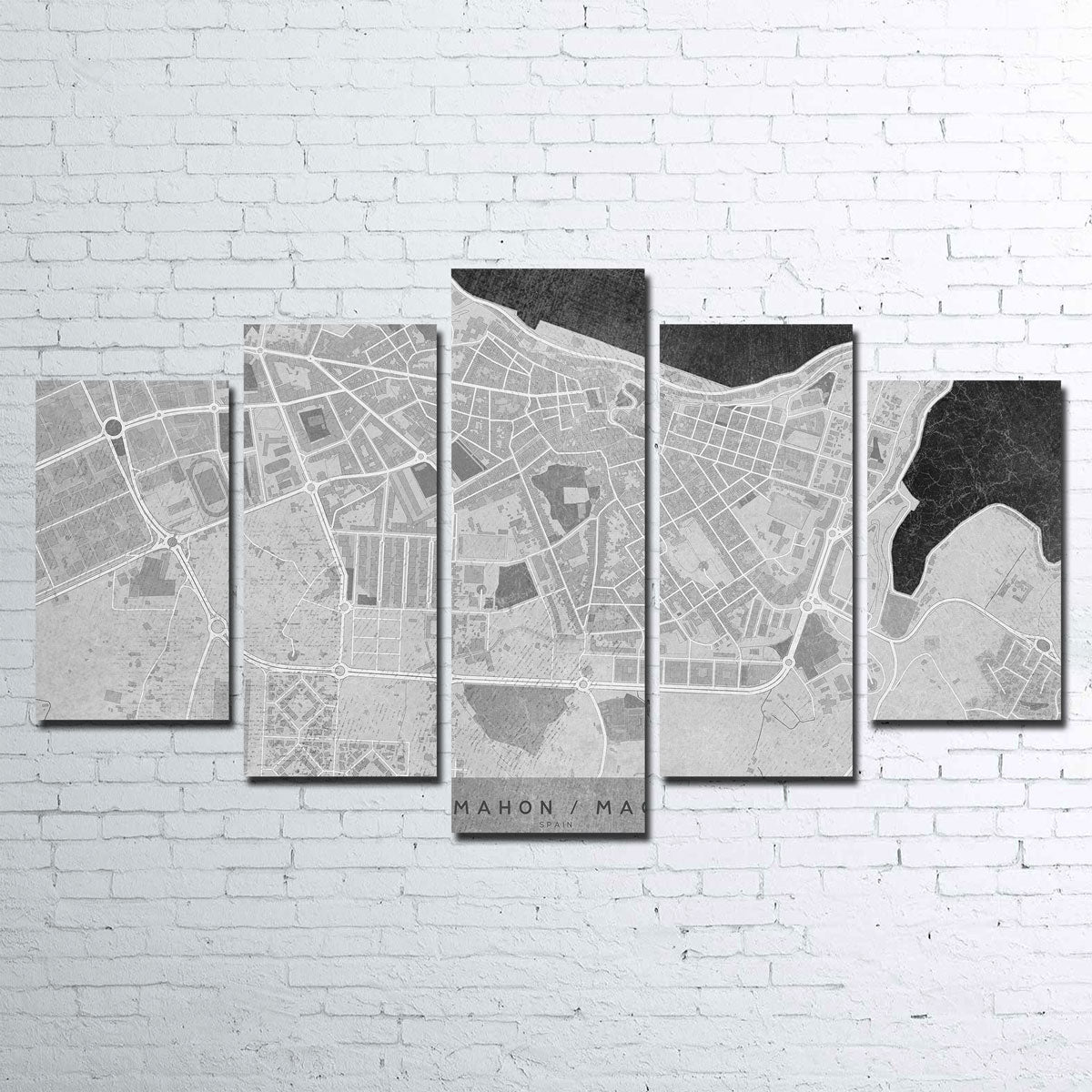 Mahon Map 2 Wall Art